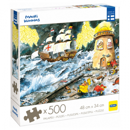 Peliko Pussel - Vad otäckt 500 Bitar i gruppen PUSLESPIL / < 750 brikker hos Spelexperten (40871608)