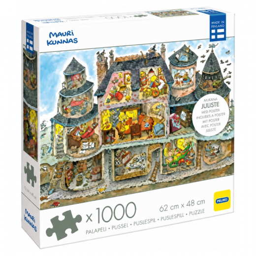 Peliko Pussel - Vampyrfarfar 100 Bitar i gruppen PUSLESPIL / 1000 brikker hos Spelexperten (40871609)