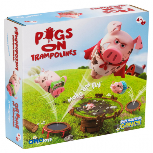 Pigs on Trampolines (DK) i gruppen SELSKABSSPIL / Børnespil hos Spelexperten (409229)