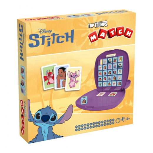 Top Trumps Match - Disney Stitch (DK) i gruppen SELSKABSSPIL / Familiespil hos Spelexperten (409243)