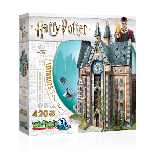 Wrebbit 3D - Harry Potter Hogwarts Clock Tower 420 brikker i gruppen PUSLESPIL / 3D puslespil hos Spelexperten (40970014)