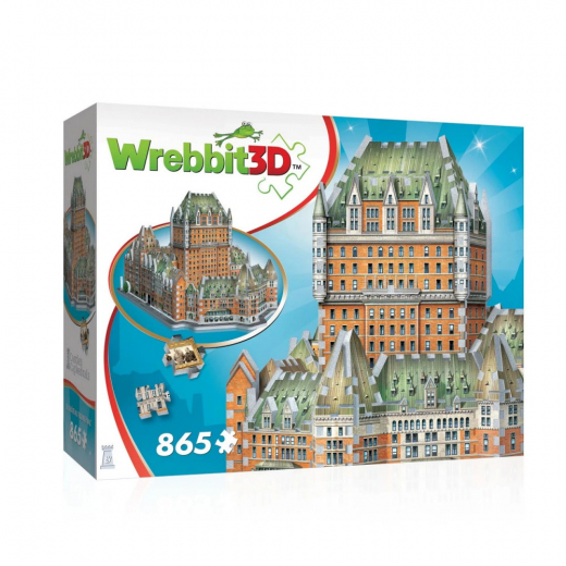 Wrebbit 3D - Chateau Frontenac 865 Brikker i gruppen PUSLESPIL / 3D puslespil hos Spelexperten (40970045)