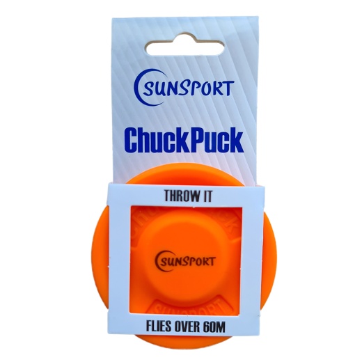ChuckPuck - Sunsport Mini Disc Orange i gruppen UDENDØRSSPIL / Disc Golf & frisbee / Frisbee hos Spelexperten (411-400-orange)