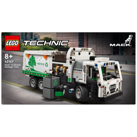 LEGO Technic - Mack® LR Electric-skraldevogn i gruppen LEGETØJ / LEGO / LEGO Technic hos Spelexperten (42167)