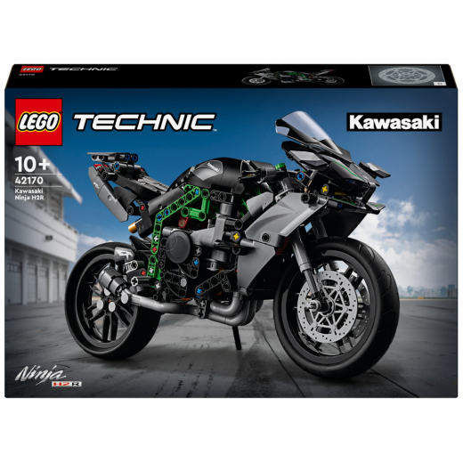 LEGO Technic - Kawasaki Ninja H2R-motorcykel i gruppen LEGETØJ / LEGO / LEGO Technic hos Spelexperten (42170)