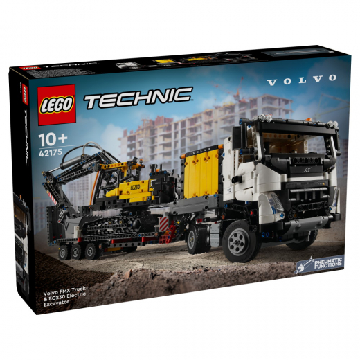 LEGO Technic - Volvo FMX lastbil & EC230 elgrävmaskin i gruppen LEGETØJ / LEGO / LEGO Technic hos Spelexperten (42175)