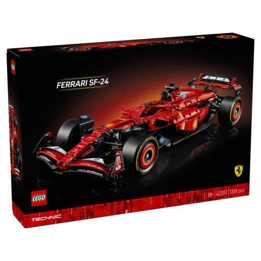 LEGO Technic - Ferrari SF-24 F1 i gruppen LEGETØJ / LEGO / LEGO Technic hos Spelexperten (42207)