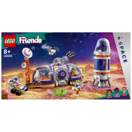 LEGO Friends - Rumbase på Mars med raket i gruppen LEGETØJ / LEGO / LEGO Friends hos Spelexperten (42605)