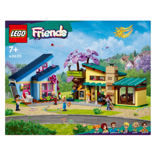 LEGO Friends - Olly og Paisleys huse i gruppen LEGETØJ / LEGO / LEGO Friends hos Spelexperten (42620)