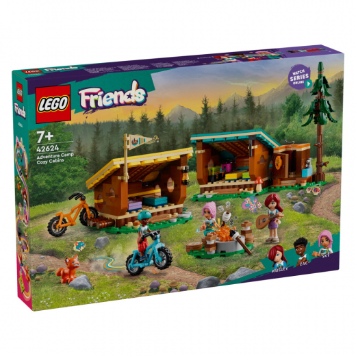 LEGO Friends - Äventyrsläger – Hyggelige hytter i gruppen LEGETØJ / LEGO / LEGO Friends hos Spelexperten (42624)