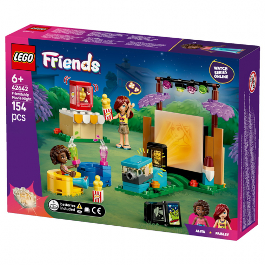 LEGO Friends - Venskabs-filmaften i gruppen LEGETØJ / LEGO / LEGO Friends hos Spelexperten (42642)