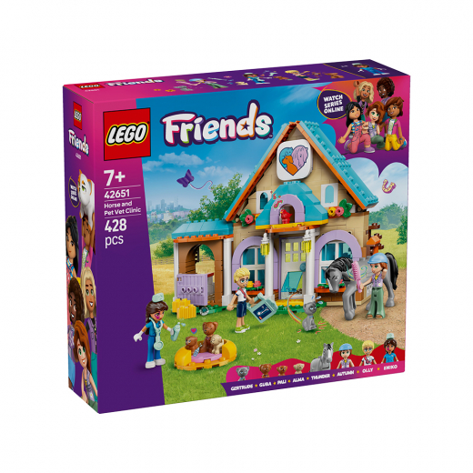 LEGO Friends - Dyrlægeklinik for heste og kæledyr i gruppen LEGETØJ / LEGO / LEGO Friends hos Spelexperten (42651)