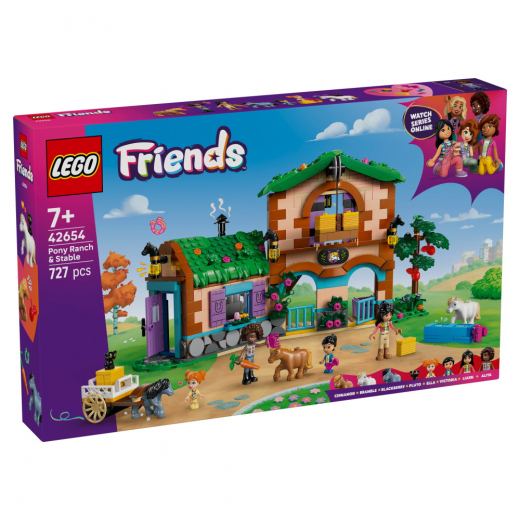 LEGO Friends - Ponyfarm og stald i gruppen LEGETØJ / LEGO / LEGO Friends hos Spelexperten (42654)