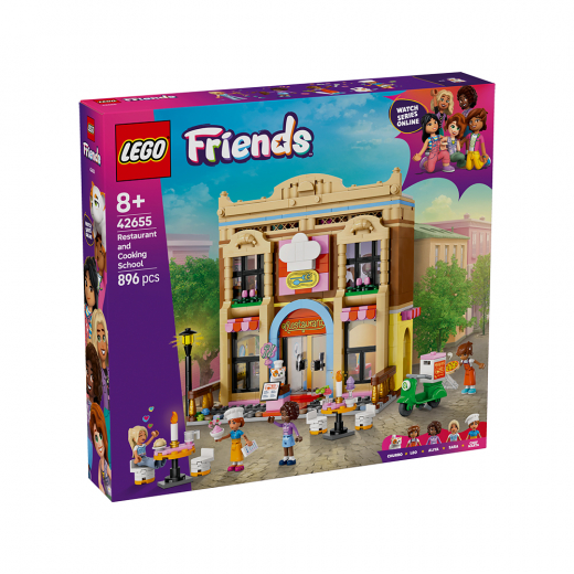 LEGO Friends - Restaurant og kokkeskole i gruppen LEGETØJ / LEGO / LEGO Friends hos Spelexperten (42655)