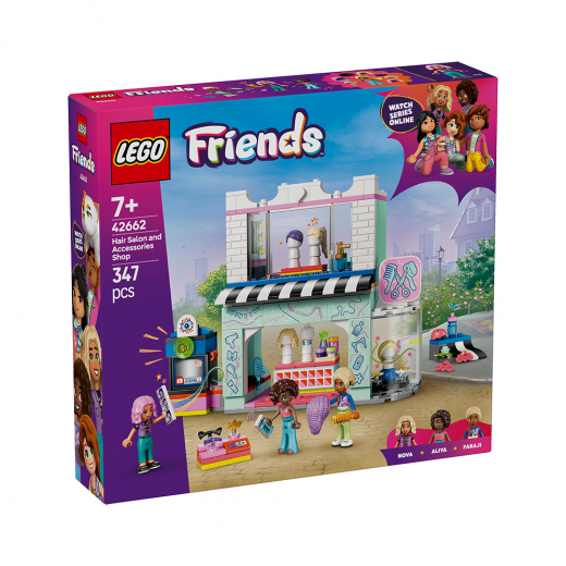 LEGO Friends - Frisørsalon og accessories-butik i gruppen LEGETØJ / LEGO / LEGO Friends hos Spelexperten (42662)