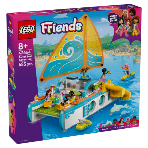 LEGO Friends - Eventyrfyldt bådrejse i gruppen LEGETØJ / LEGO / LEGO Friends hos Spelexperten (42664)