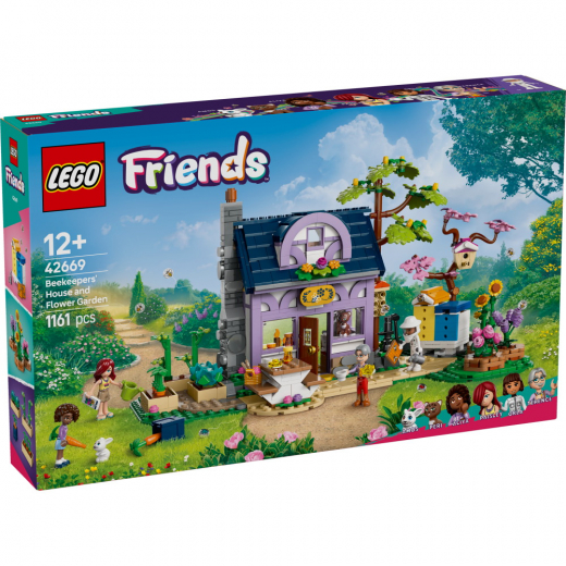 LEGO Friends - Biavlerhus og blomsterhave i gruppen LEGETØJ / LEGO / LEGO Friends hos Spelexperten (42669)