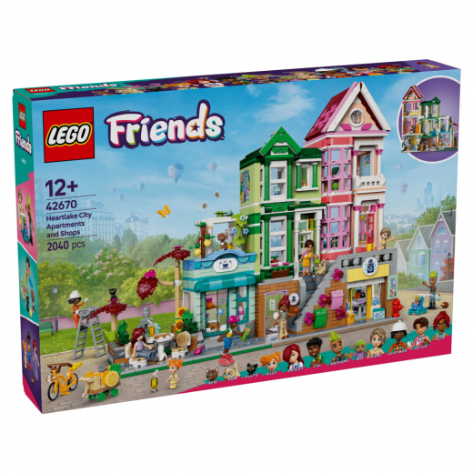 LEGO Friends - Heartlake City lejligheder og butikker i gruppen LEGETØJ / LEGO / LEGO Friends hos Spelexperten (42670)