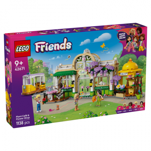 LEGO Friends - Plantecafé og blomsterbutik i gruppen LEGETØJ / LEGO / LEGO Friends hos Spelexperten (42671)