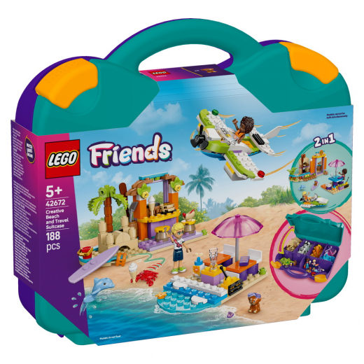 LEGO Friends - Kreativ strand- og rejsekuffert i gruppen LEGETØJ / LEGO / LEGO Friends hos Spelexperten (42672)