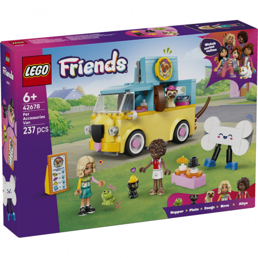 LEGO Friends - Vogn Med Kæledyrs-accessories i gruppen LEGETØJ / LEGO / LEGO Friends hos Spelexperten (42678)