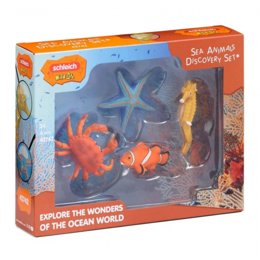Schleich - Sea Animals Discovery Set i gruppen LEGETØJ / Figurer og legesæt / Schleich hos Spelexperten (42742)