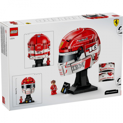 LEGO - Scuderia Ferrari HP Charles Leclerc-hjelm i gruppen LEGETØJ / LEGO hos Spelexperten (43014)