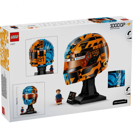 LEGO Editions - McLaren Mastercard F1 Oscar Piastri Helmet i gruppen LEGETØJ / LEGO hos Spelexperten (43017)