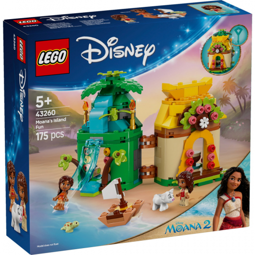 LEGO Disney - Vaianas sjov på øen i gruppen LEGETØJ / LEGO / LEGO Disney hos Spelexperten (43260)