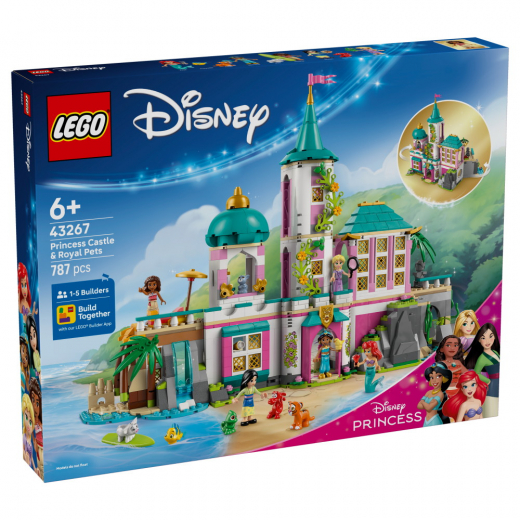 LEGO Disney - Princess Prinsesseslot og royale kæledyr i gruppen LEGETØJ / LEGO / LEGO Disney hos Spelexperten (43267)