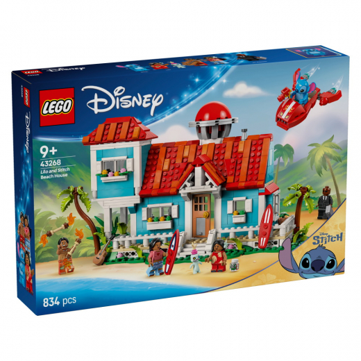 LEGO Disney - Lilo og Stitch Strandhus i gruppen LEGETØJ / LEGO / LEGO Disney hos Spelexperten (43268)