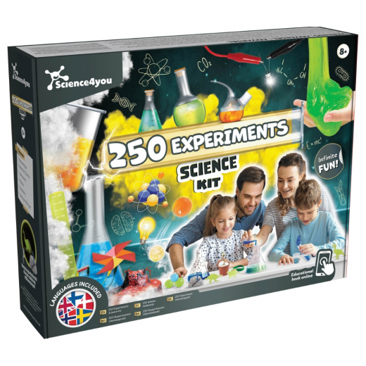 Science4you 250 Experiments - Eksperiment sæt i gruppen LEGETØJ / Opfind & eksperiment hos Spelexperten (48026007)