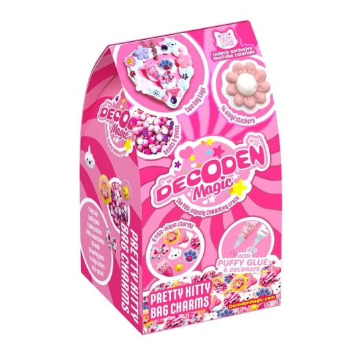 Decoden Magic Mini Pretty Kitty Bag Charms i gruppen LEGETØJ / Skab & mal / Decoden Magic hos Spelexperten (481-0130)