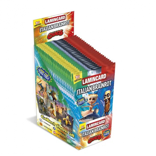 Lamincard - Italian Brainrot Wave 3 Display i gruppen SELSKABSSPIL / Samlekort hos Spelexperten (498-50008-D)