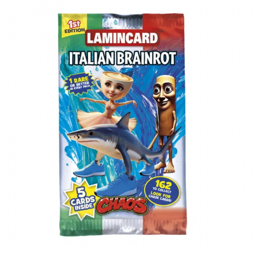 Lamincard - Italian Brainrot Wave 3 Booster i gruppen LEGETØJ / Collectibles hos Spelexperten (498-50008)