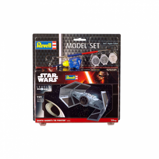 Revell Star Wars - Darth Vader's Tie Fighter 1:121 - 21 pc i gruppen PUSLESPIL / Modelbygning / Revell / Star Wars hos Spelexperten (50489102-DVTF)