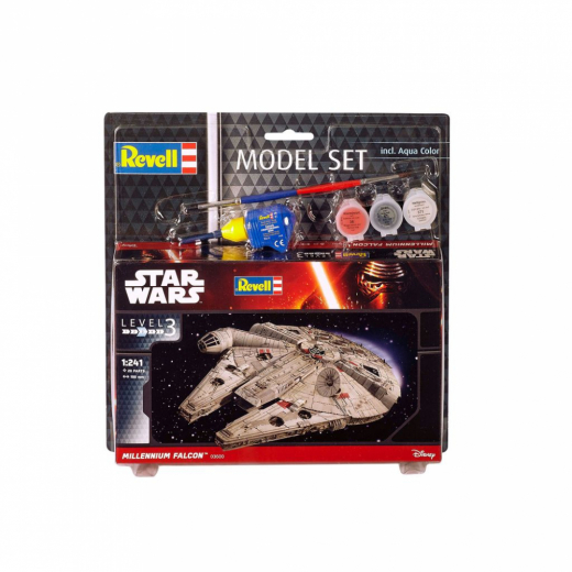 Revell Star Wars - Millennium Falcon 1:241 - 20 Pc i gruppen PUSLESPIL / Modelbygning / Revell / Star Wars hos Spelexperten (50489102-MF)