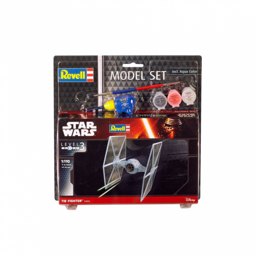 Revell Star Wars - Tie Fighter 1:110 - 22 Pc i gruppen PUSLESPIL / Modelbygning / Revell / Star Wars hos Spelexperten (50489102-TF)