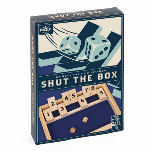 Wooden Games Workshop: Shut The Box 9er i gruppen SELSKABSSPIL / Klassiske hos Spelexperten (5056297245698)