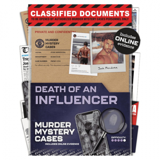 Murder Mystery Cases: Death of an Influencer i gruppen SELSKABSSPIL / Escape Room hos Spelexperten (5065006752365)