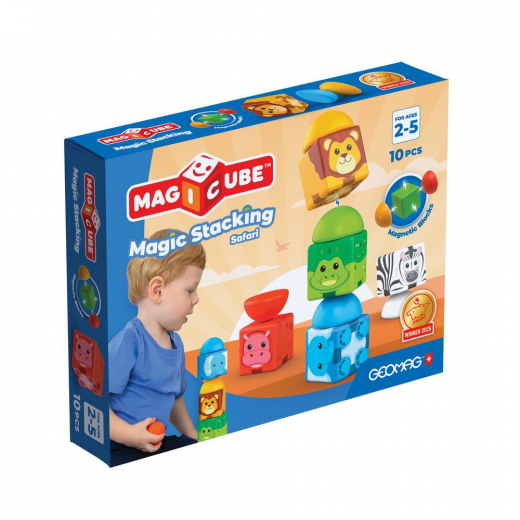 Geomag Magicube Safari i gruppen LEGETØJ / Byggeklodser / Geomag hos Spelexperten (51025007)