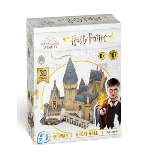 4D Model Kit - Harry Potter Great Hall 187 Brikker i gruppen PUSLESPIL / 3D puslespil hos Spelexperten (51060)