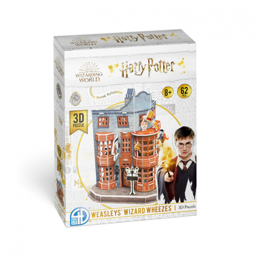 4D Model Kit - Harry Potter Weasley's Wizard Wheezes 62 Brikker i gruppen PUSLESPIL / 3D puslespil hos Spelexperten (51067)