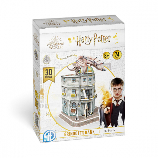 4D Model Kit - Harry Potter Gringotts Bank 74 Brikker i gruppen  hos Spelexperten (51070)