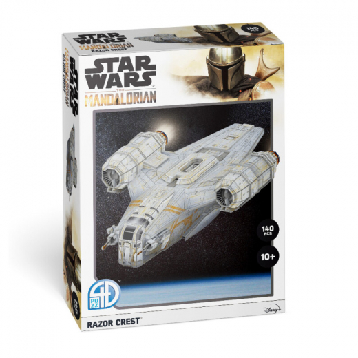 4D Model Kit -  Star Wars Razor Crest 140 Brikker i gruppen PUSLESPIL / 3D puslespil hos Spelexperten (51306)