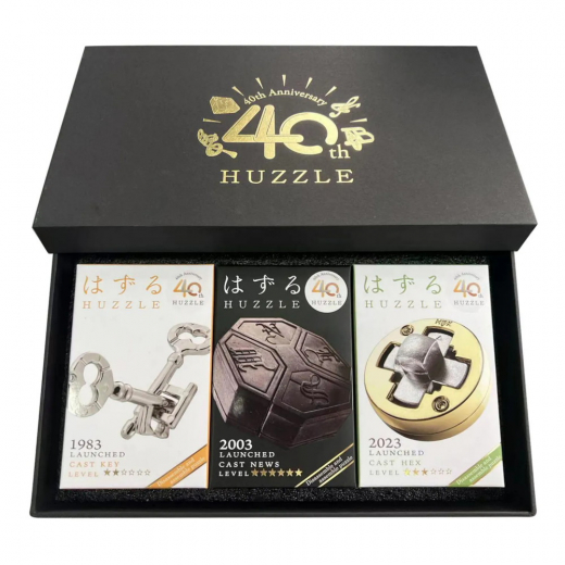 Huzzle 40-års jubilæumsæske i gruppen SELSKABSSPIL / Hjernevridere hos Spelexperten (5407005151501)