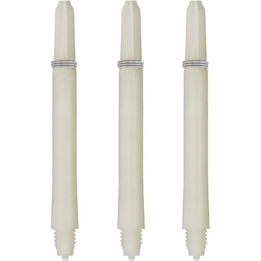 Bull's Shaft - Nylon 6 set medium hvid i gruppen SPILLEBORD / Dart / Tilbehør hos Spelexperten (56209)