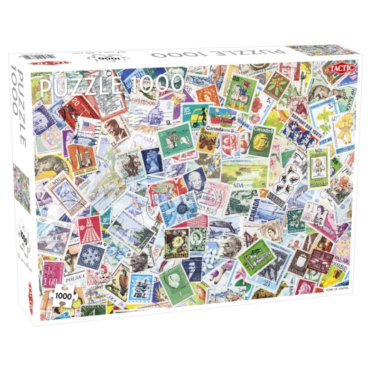 Tactic: Tons of Stamps 1000 brikker i gruppen PUSLESPIL / 1000 brikker hos Spelexperten (56632)