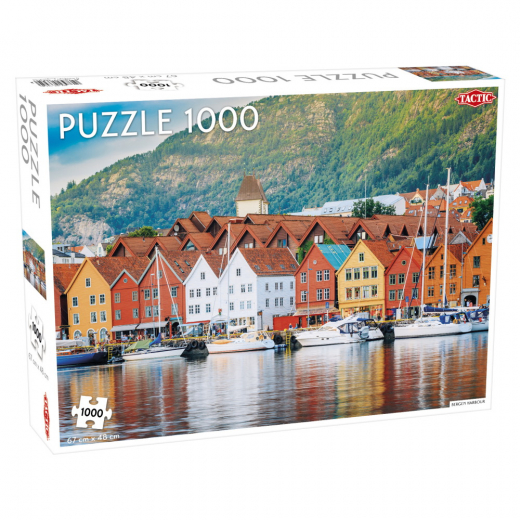 Tactic: Bergen Harbour 1000 Brikker i gruppen PUSLESPIL / 1000 brikker hos Spelexperten (56645)