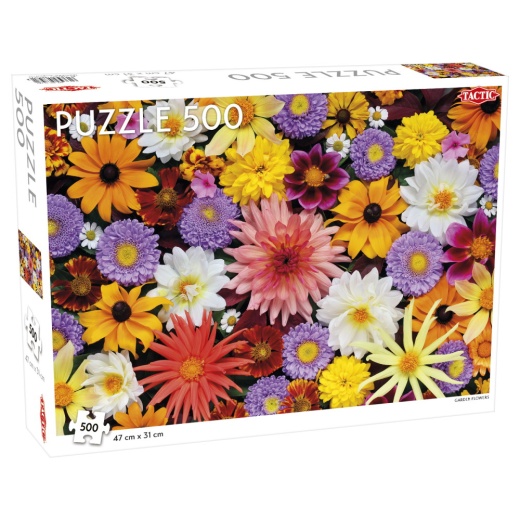 Tactic: Garden Flowers 500 brikker i gruppen  hos Spelexperten (56747)